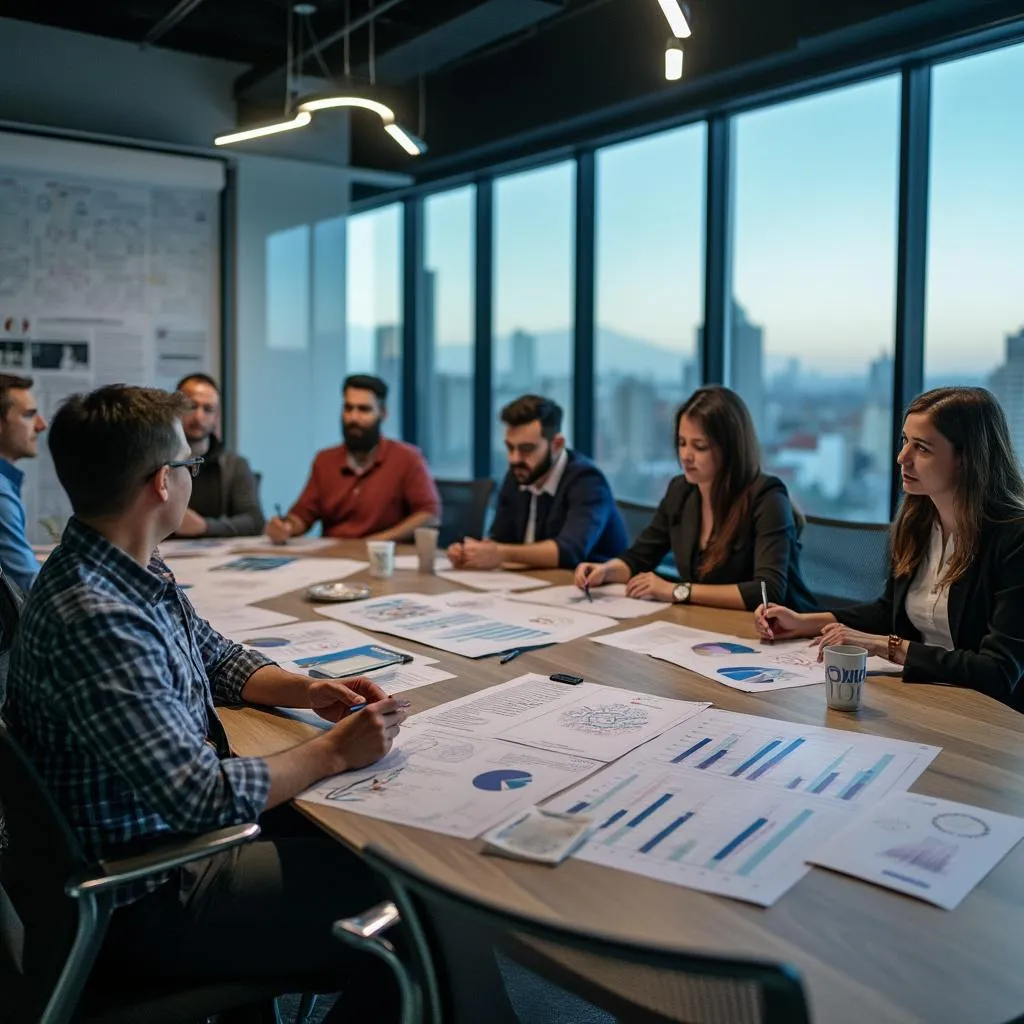 Equipo de FinanzasArg en una sesión de estrategia financiera