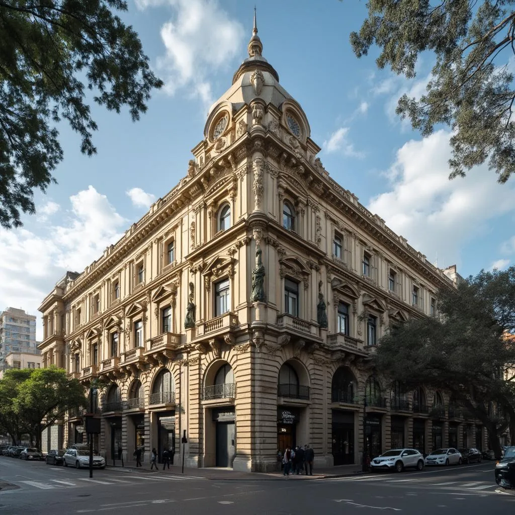 Edificio histórico en Buenos Aires representando la trayectoria de FinanzasArg